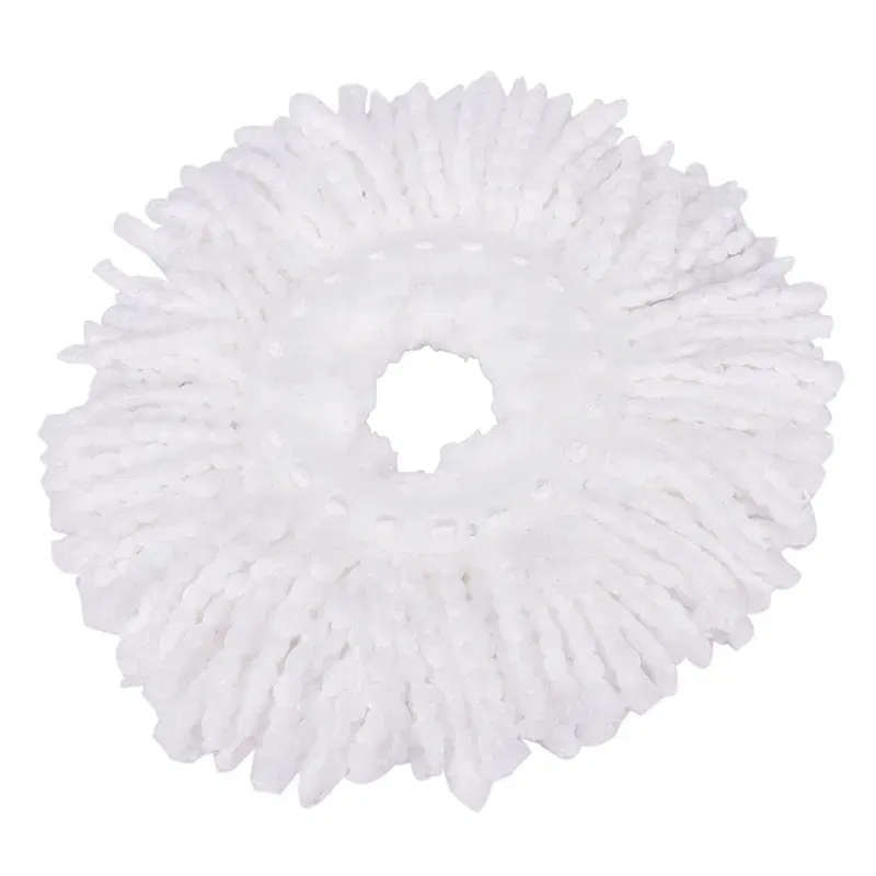 Color: Red - 360 Magic Rotating Automatic Microfiber Mop Head Replacement Mop Wash Floors Cloth Cleaning Broom Head Mop