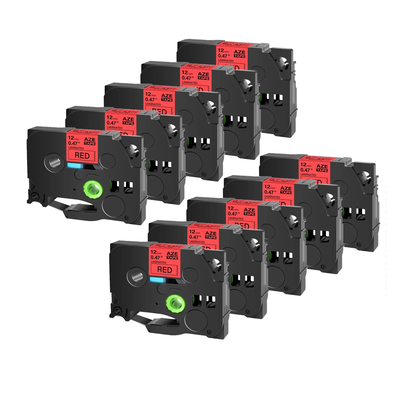 Color: M, Width: 24mm - Greencycle 10PK TZe 231 Label cassettes Compatible for Brother Ptouch Printer Black on white Label tape 6mm 9mm 12mm 18mm 24mm