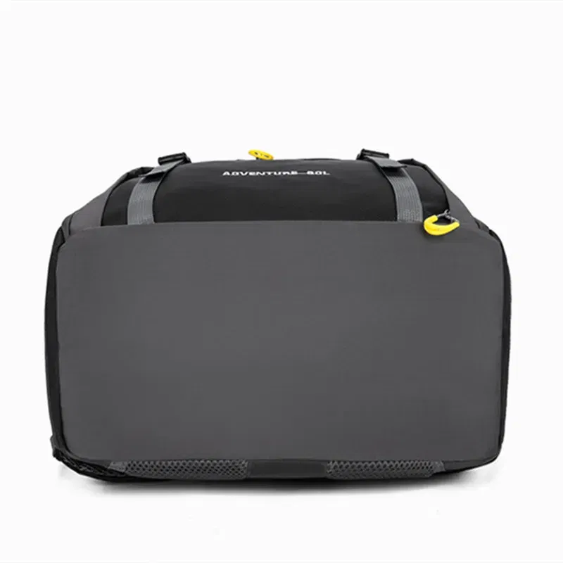 Color: Yellow - 2024 New High Capacity Outdoor Sports Travel Backpack 40L/60L Mountaineering Backpack