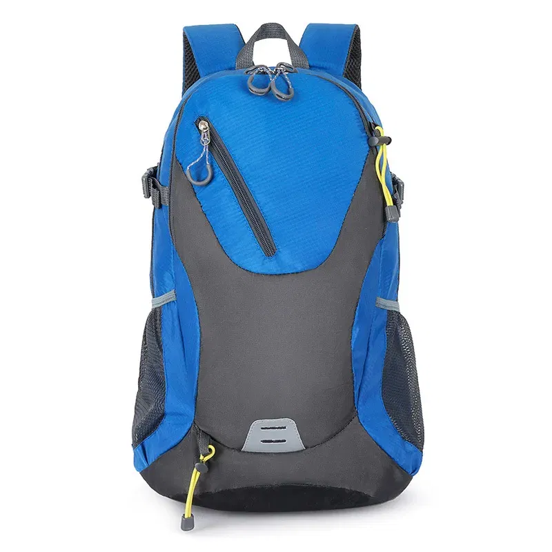 Color: Gold - 2024 New Outdoor Backpack Hiking Sports Mountaineering Bag Riding Backpack 40L Waterproof Backpack Leisure Travel Bag