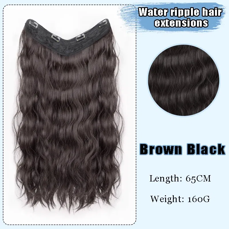 Color: P1B/30 - AOSI Part Synthetic Clip In Hair Extension Long Thick Curly Natural Blonde Flase Hair Hairpieces For Women Heat Resistant