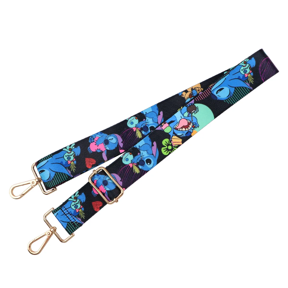 Color: Pink - Cute Cat StitchLadies Messenger Bag Shoulder Strap Bag Strap One Shoulder Adjustable Shoulder Strap Accessories Bag Strap