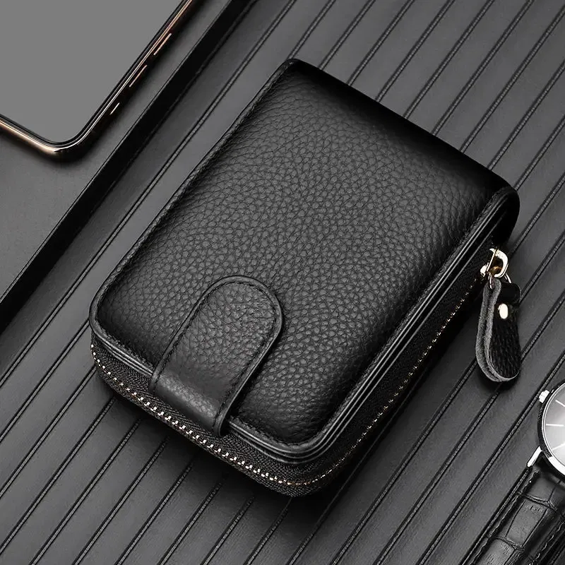 Color: Red, Ships From: CHINA - Genuine Leather Driver's License ID Card Holder Wallet Male and Female Credit Card Bag Large Capacity Card Case ID Bag