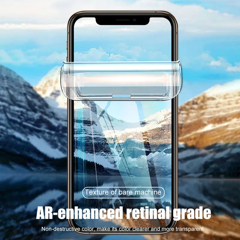 Color: Frosted - Protective Hydrogel Film for iPhone XS Max X XR Screen Protector for iPhone XR X XS Max (Not Glass) Protection Protect Foil Film