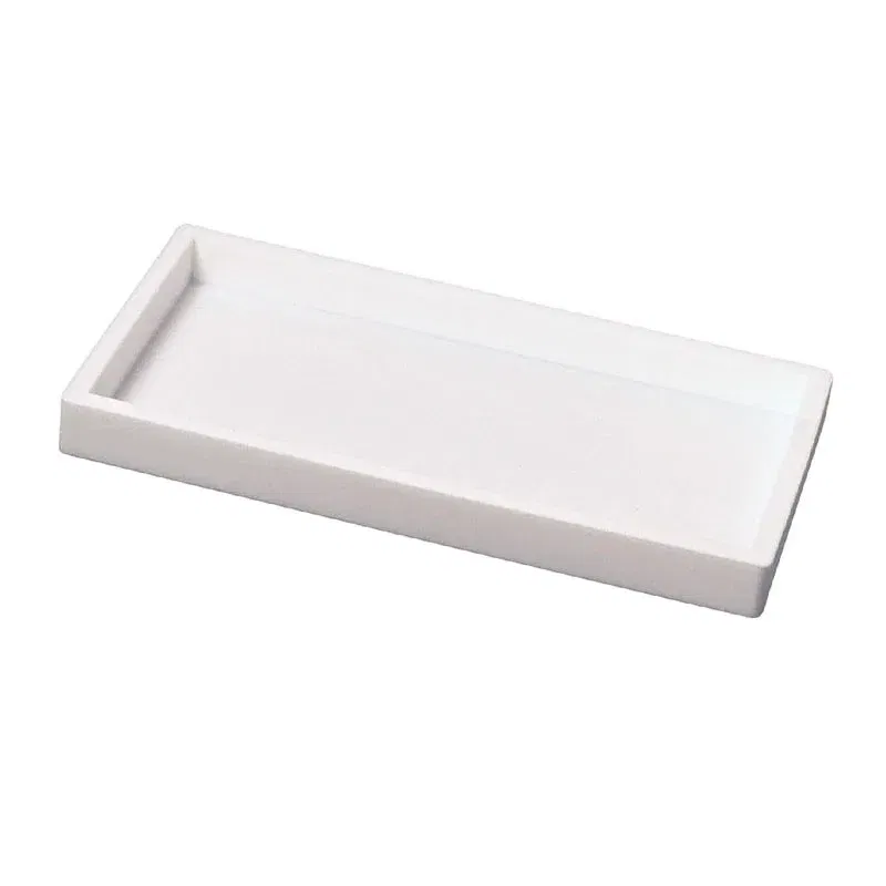 Color: Light Grey, Size: XL - Bathroom Counter Tray, Thickened Silicone Bathroom Vanity Tray, Shatterproof Durable Rectangle Bathroom Tray Soap Dispenser Tray