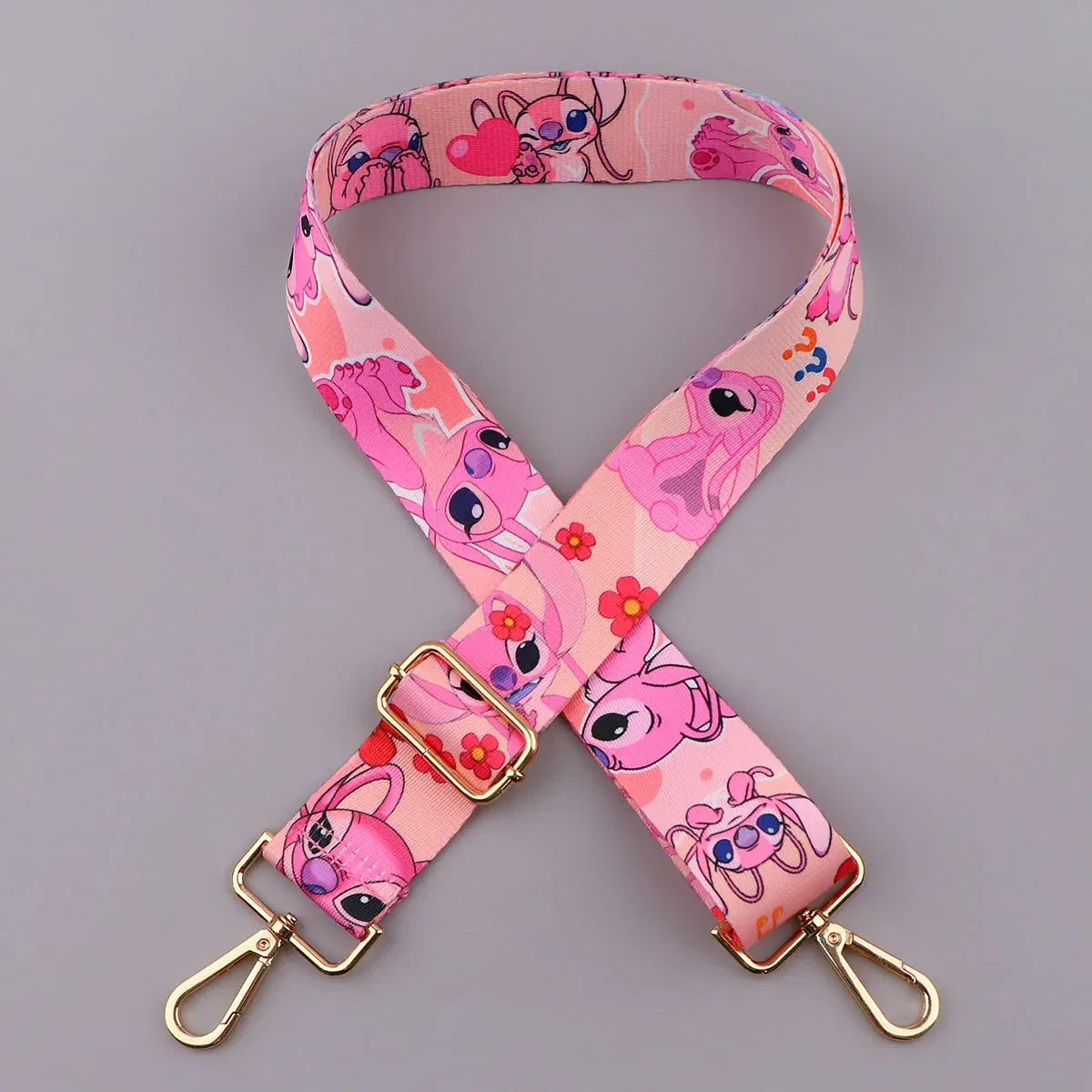 Color: Light Gold - Cute Cat StitchLadies Messenger Bag Shoulder Strap Bag Strap One Shoulder Adjustable Shoulder Strap Accessories Bag Strap