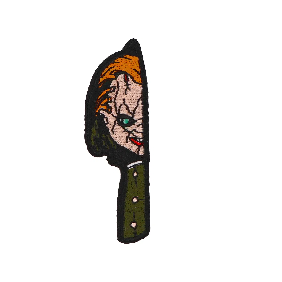 Color: Antique Copper - Horrible Movie Embroidered Patches For Clothing Thermal Glue DIY Jackets Iron On Patches For Clothing Sewing Stickers