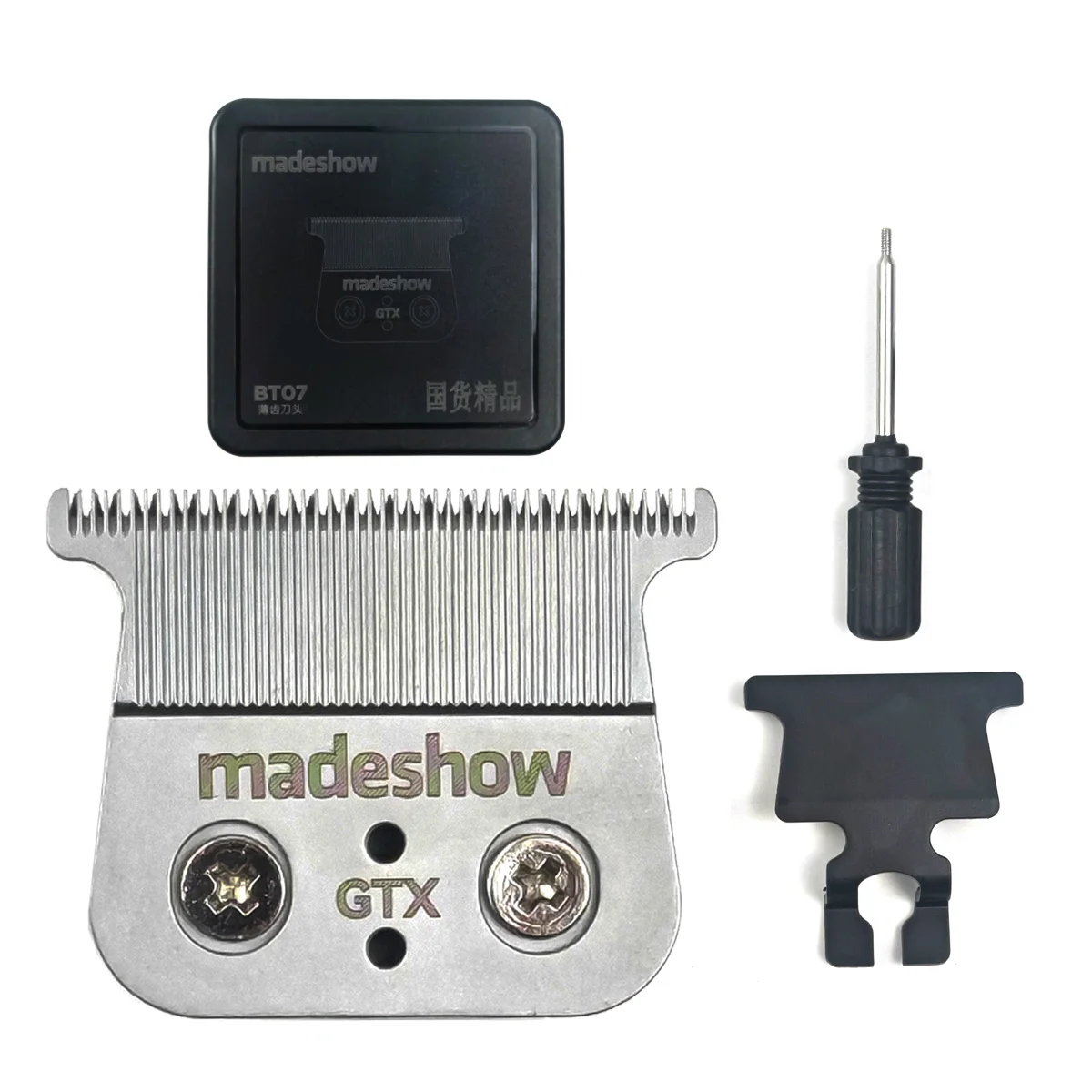 Color: Blue - Madeshow KULILANG M6 M11 R55 Ultra Thin Original Blade Professional Hair Trimmer 0mm Cutter Head Clipper Replacement Accessories