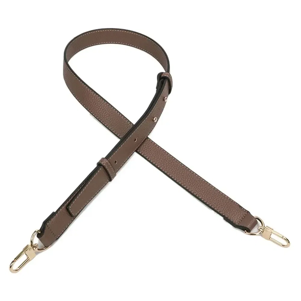 Color: Orange - Genuine Leather Handbag Strap Shoulder Crossbody Bag Strap Modifications Wide Shoulder Strap Replacement Strap