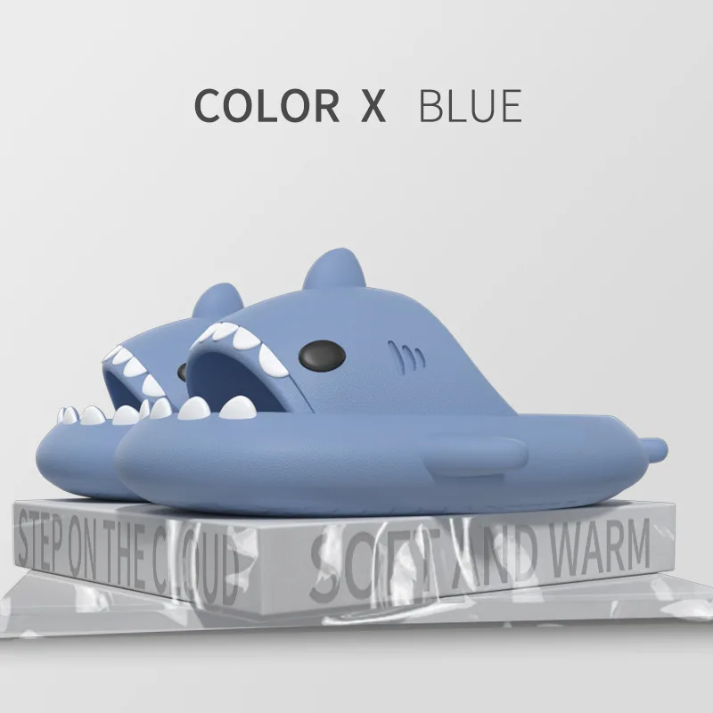 Color: green, Shoe Size: 36.5 - Shark Slides Women Slippers Men Flip Flops Home Couple Kids Bathroom Flat Shoes Outdoor Beach Funny Sandals Men Slippers