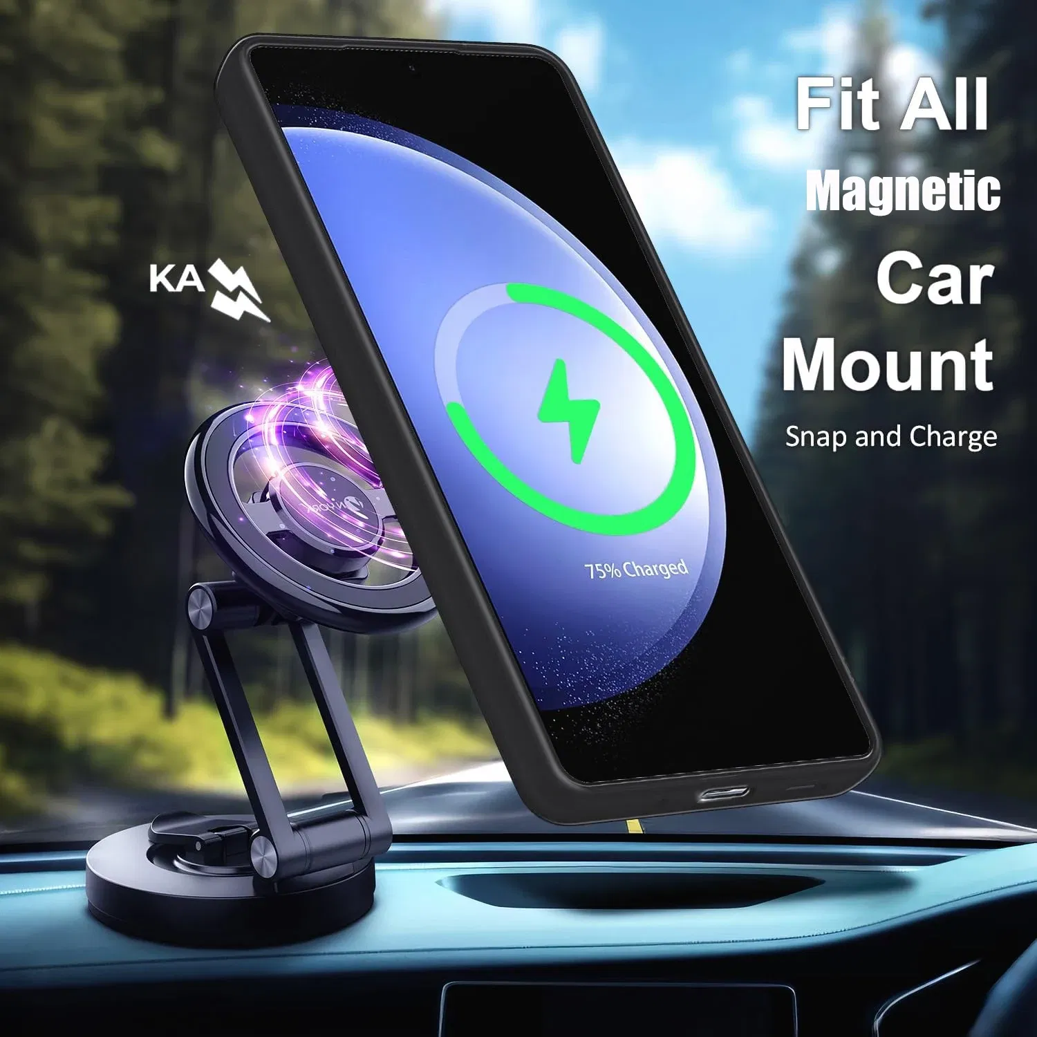 Color: Beige, Material: Neoprene - UYUXIO Translucent Magnetic Mobile Phone Case with Kickstand for Samsung Galaxy S25 Ultra S24 S23 FE S22 Plus Slim Stand Cover