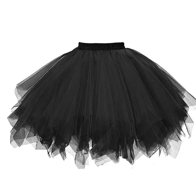 Color: black, Size: S - Fashion New Women's Tutu Skirt Rockabilly Petticoat for Carnival Costumes Tutu Underskirt Adul tDance Skirt Ballet Skirt Cosplay