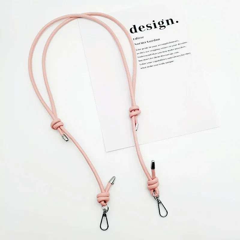 Color: Light Grey - Long Leather Shoulder Strap Crossbody Bag Adjustable Replacement Belt Handbag Strap Accessories DIY Bag Belt For Handbags