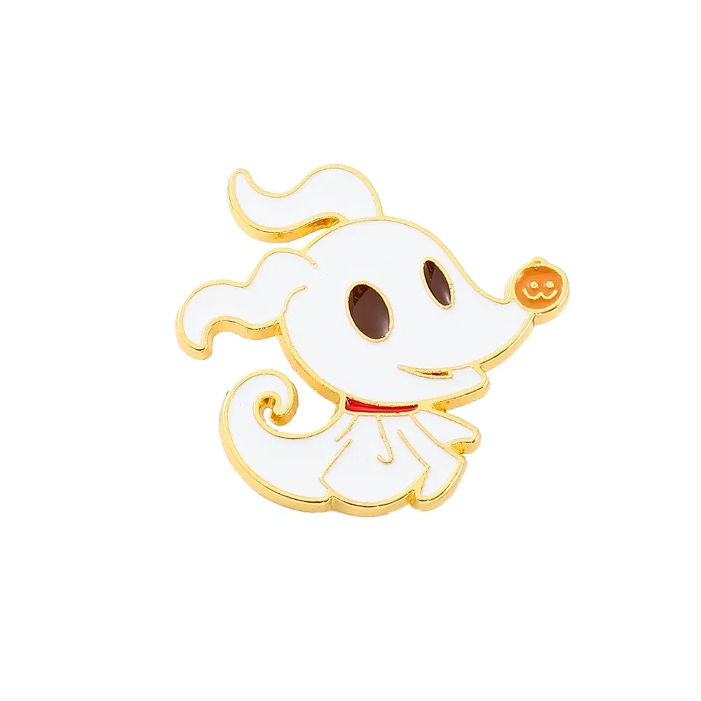 Metal color: Platinum Plated, Ships From: CHINA - Disney The Nightmare Before Christmas Enamel Pin Cartoon Figure Sally Jack Skellington Metal Badge Brooch Kawaii Accessories