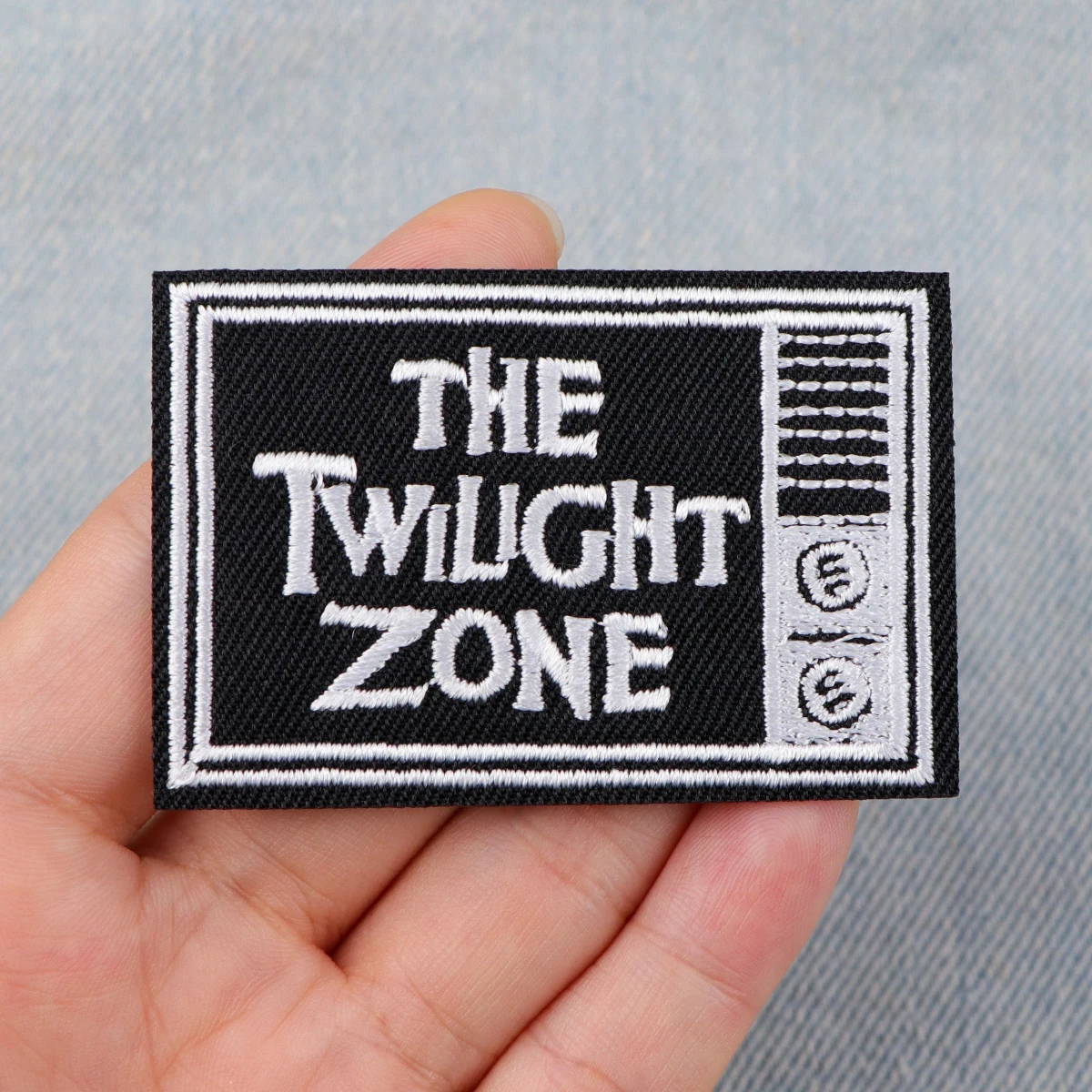 Color: Antique Brass - Twilight Moon Embroidery Patch Funny Quotes Iron On Patches For Clothing Thermoadhesive Patches On Clothes DIY Sew Badges