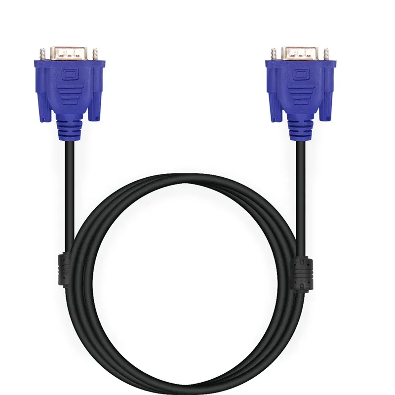 1.5m VGA Extension Cable HD 15 Pin Male to Male VGA Cables Cord Wire Line Copper Core for PC