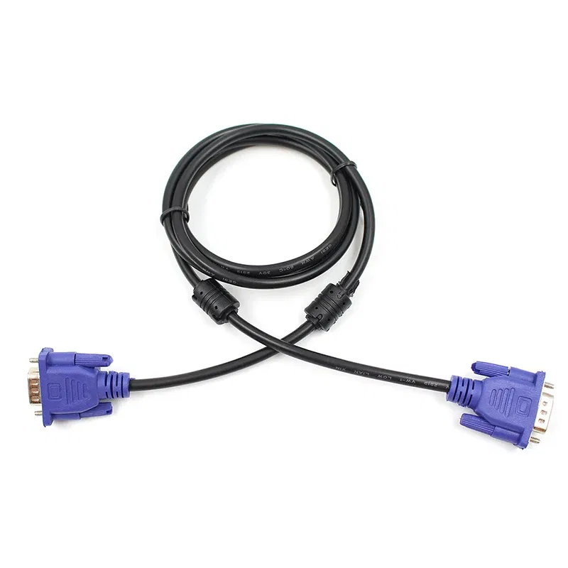 1.5m VGA Extension Cable HD 15 Pin Male to Male VGA Cables Cord Wire Line Copper Core for PC