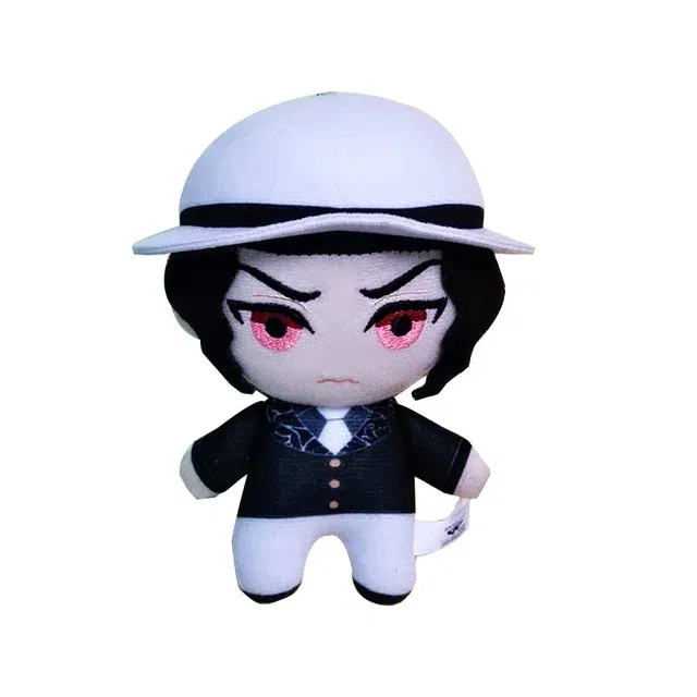 Color: Multicolor, Height: 11cm-30cm - 15cm Japan Anime Demon Slayer Akaza Rui Iguro Obanai Tanjirou Kamado Nezuko Agatsuma Zenitsu Plush Toys Doll Peluche Gift