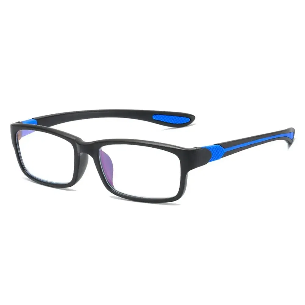 Frame Color: Pink, Eye Prescription: +25 - Reading Glasses Men Fashion Sports Anti-blue Light Blocking Reading Eyewear Grey Red TR90 Frame Presbyopia Eyeglasses