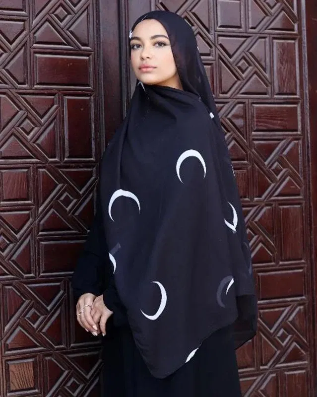 Color: green - 1Pcs Ramadan Hijab Leopard Print Women Bohemian Watercolor Soft Muslim Hijabs Floral Breathable Shawl Wrap Scarf Headscarf Warm