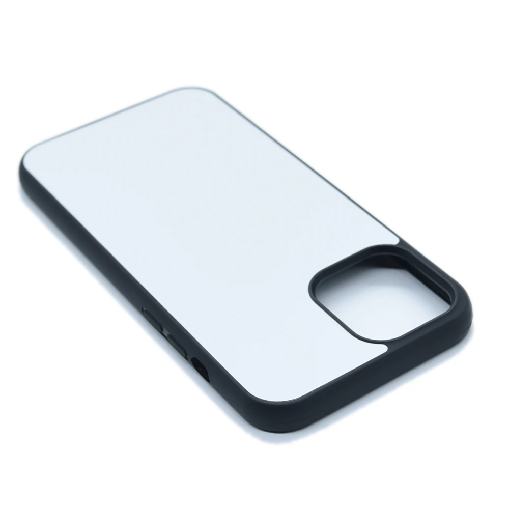 Material: Nylon - For iPhone 11 12 mini Pro Max 6 7 8 S Plus Xr X Xs 2D Sublimation Phone Case Blanks with Metal Plates Heat Press Blank Cases