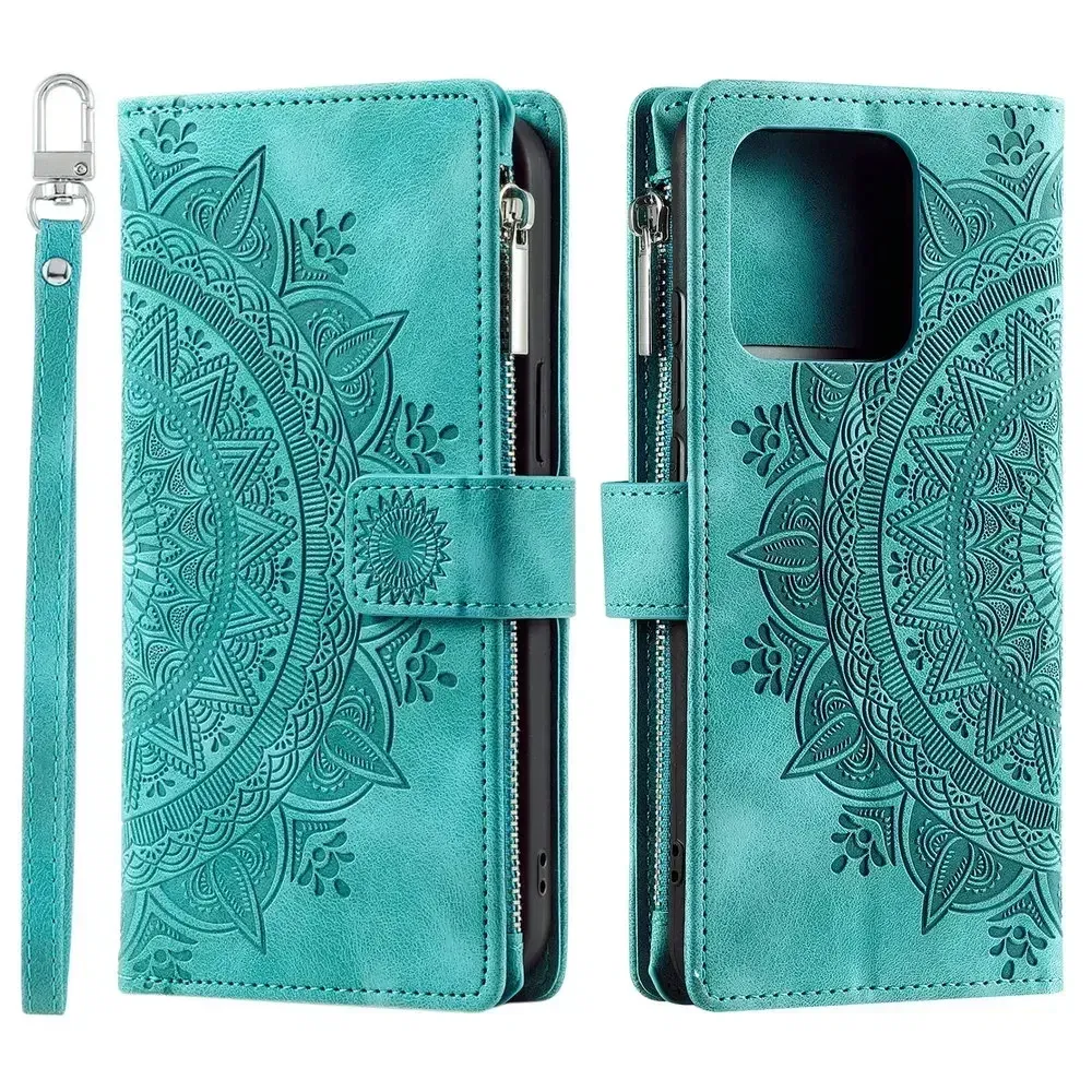 Color: LIGHT BLUE, Material: CANVAS - Capa For Motorola G85 G54 Power G24 G34 G45 5G Flip Case Zipper Leather Book Funda Moto G84 G53 23 G14 13 G04 S G 54 84 73 64 45