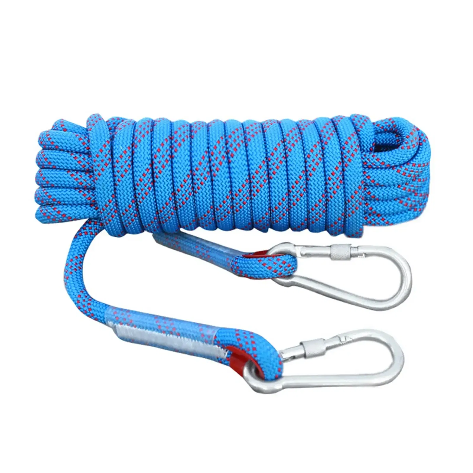 Color: light green - Tomshoo 10mm Rock Climbing Rope 10M/20M/30M Outdoor Static Rapelling Rope for Fire Rescue Safety Escape Climbing Accessories