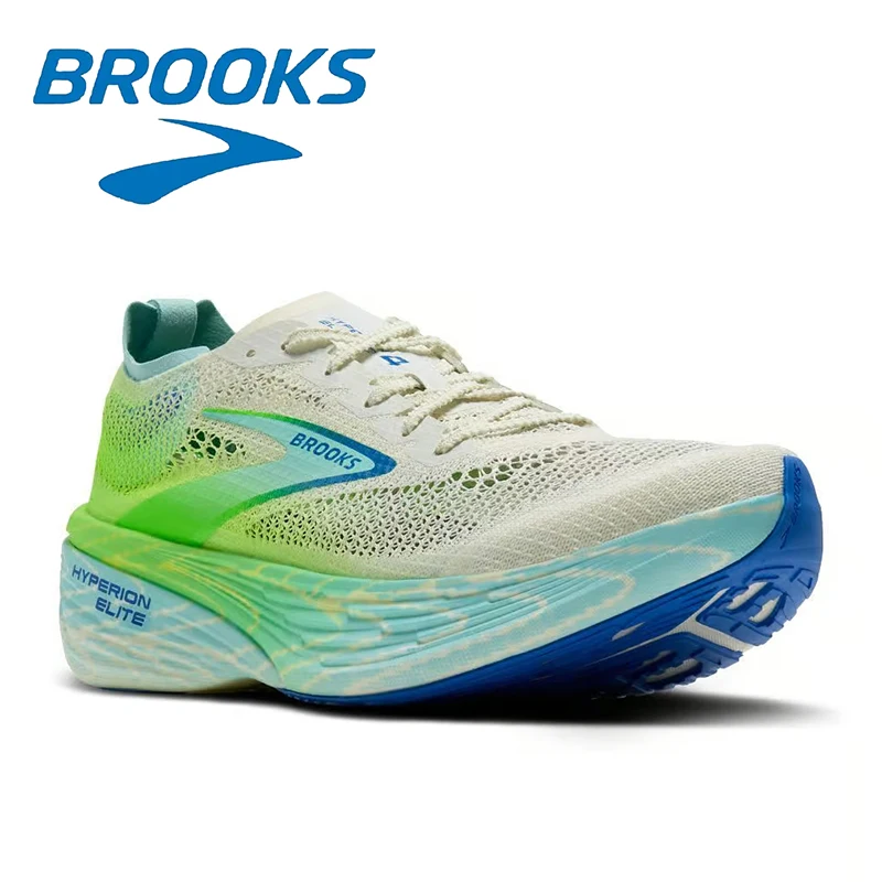 Color: MULTI, Shoe Size: 41 - Brooks Hyperion Elite 4 Series Gray Green Breathable Engineering Mesh Men's Lightweight Cushioning Running Shoes