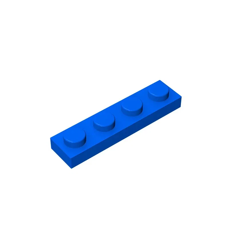 Color: Multicolor - Gobricks 10PCS MOC Bricks Parts Plate 3710 1x4 Compatible Assembles Particles For Building Blocks DIY Bricks Educational Toys
