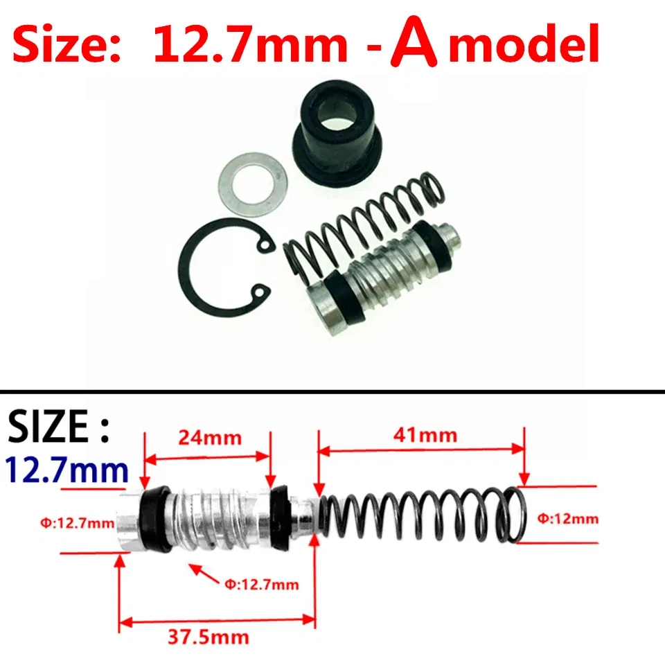 Color: Lavender - Motorcycle Clutch Brake Pump Piston Plunger Repair Set Master Cylinder Piston Rigs Repair Fit Motocros/Scooter Brake Accessories