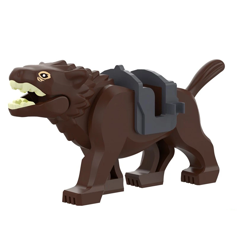 Color: Brown - Lord of the Rings Ogre Building Blocks Figures Bricks Educational Toys Cartoon Figures Action Toys Brick Kids Gifts