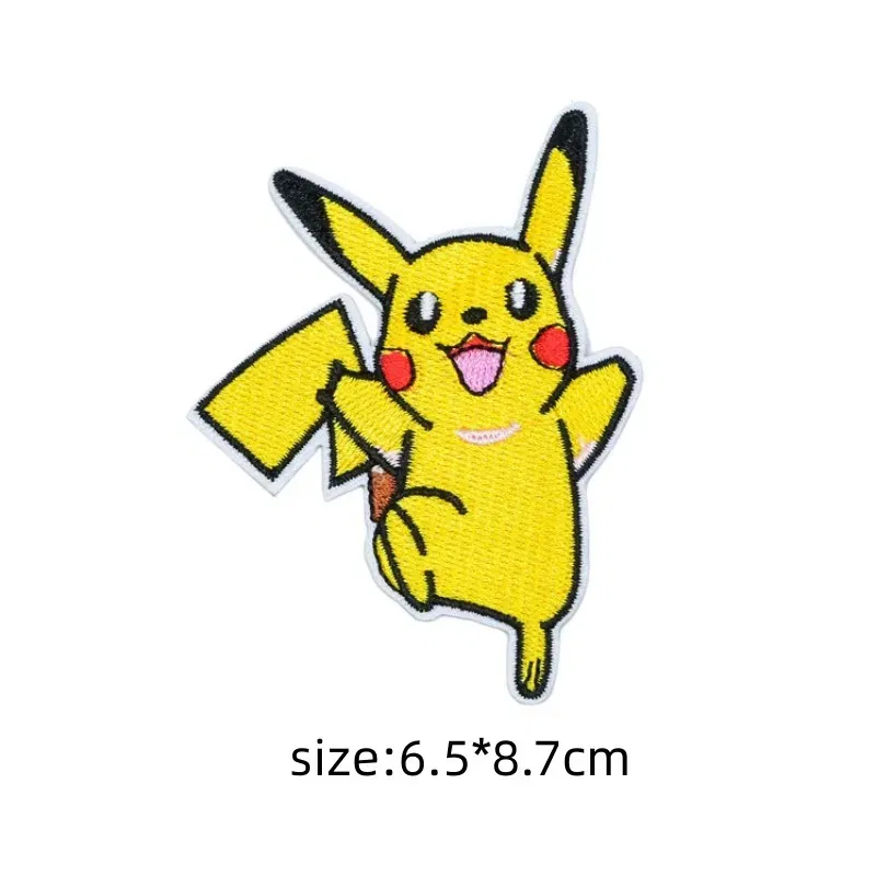 Color: Orange - Original Pokemon 3 style Gengar Patch DIY Badge Cloth Patch Embroidery Clothing bag sticker Down Jacket Denim Xmas Gift