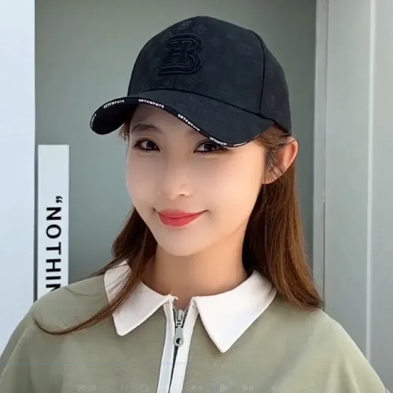 Color: Black - Summer Sports Breathable Baseball Cap for Men Running Golf Fishing Sun Hats Adjustable Women Casual Snapback Caps Trucker Hat