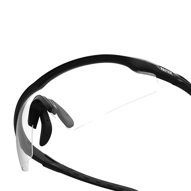 Lenses Color: WHITE, Frame Color: black - Anti-Impact, Through Cone-Shaped Military-Specific Shooting Glasses Ballistic Tactical Goggles Combat UV Protection Sunglasses