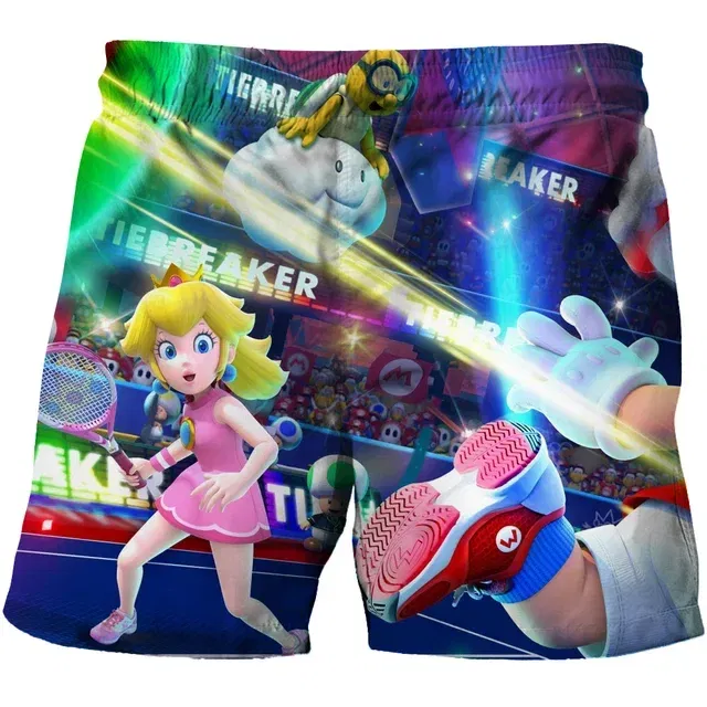 Color: Beige, Kid Size: 5 - Super Marios Children's Swimming Pants Boys' Swimming Pants Children's Swimming Pants Beach Shorts Boys' Swimming Suits Children