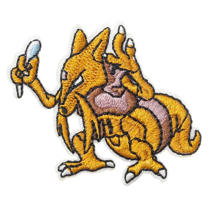 Color: Transparent - Elf Patch Iron On Embroidered Patches For Clothing Thermoadhesive Patches Cute Animal Fusible Patches On Backpacks DIY Stickers