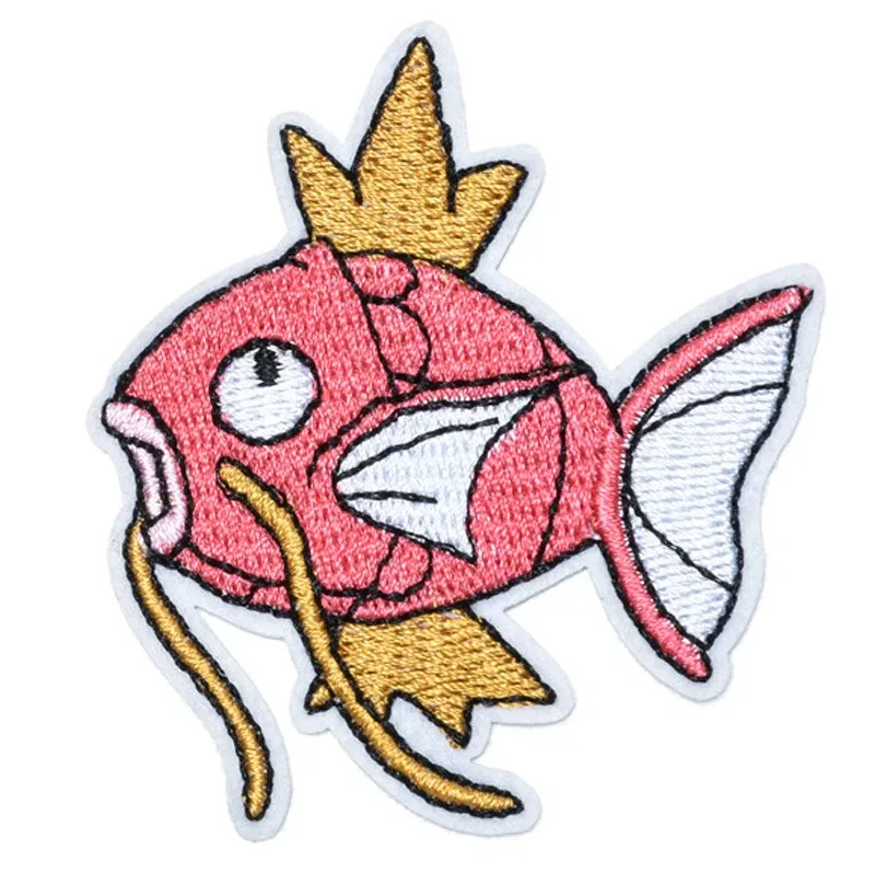 Color: Transparent - Elf Patch Iron On Embroidered Patches For Clothing Thermoadhesive Patches Cute Animal Fusible Patches On Backpacks DIY Stickers