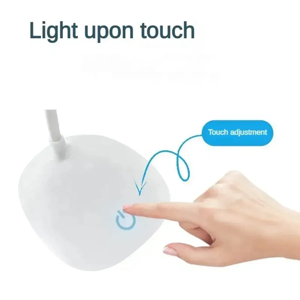 Body Color: Pink - LED Reading Desk Lamp Portable Desk Lamp USB Charging Table Light Touch Dimming Learn Eye Protection Light Room Office Lighting