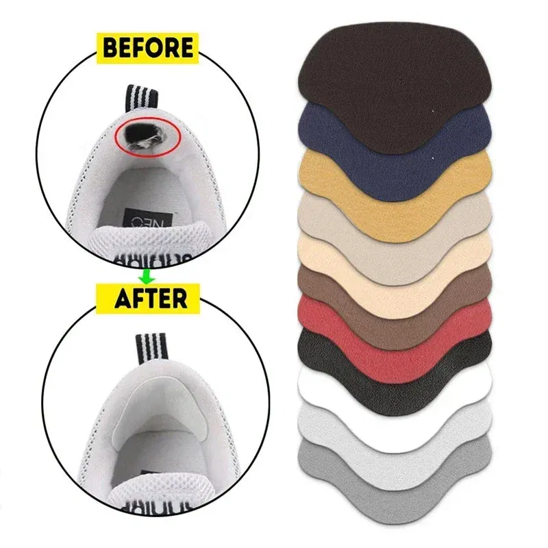 Color: Gold, Ships From: CHINA - 4Pcs Sports Shoes Patches Insoles Sneakers Men Heel Repair Subsidy Women for Anti-Wear Shoes Heels Sticker Foot Care Pad Inserts