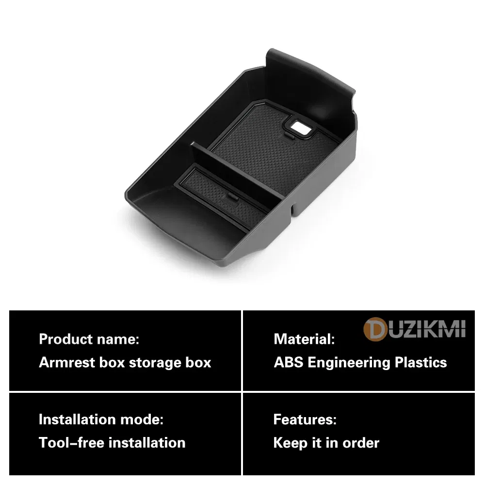 For Renault Austral E-Tech Hybrid 2023-2024 Car Center Armrest Storage Box Container Tray Organizer Case Interior Accessories