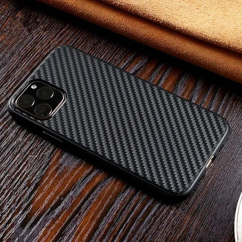 Color: black, Material: Carbon Fiber - Luxury Carbon Fiber Silicone Case for iPhone 13 11 12 14 15 16Pro Max XSMAX XR XS X SE 5 6 6S 7 8 14Plus Protective Soft Cover