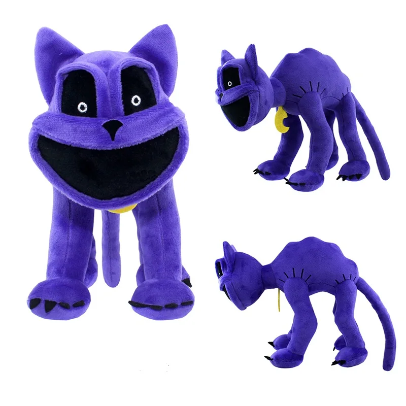 Color: Green - 32cm Smiling Critters Plush Toy Smiling Critters Cat Nap Catnat Accion Plush Soft Stuffed Animals Toys Doll Birthday Xmas Gifts