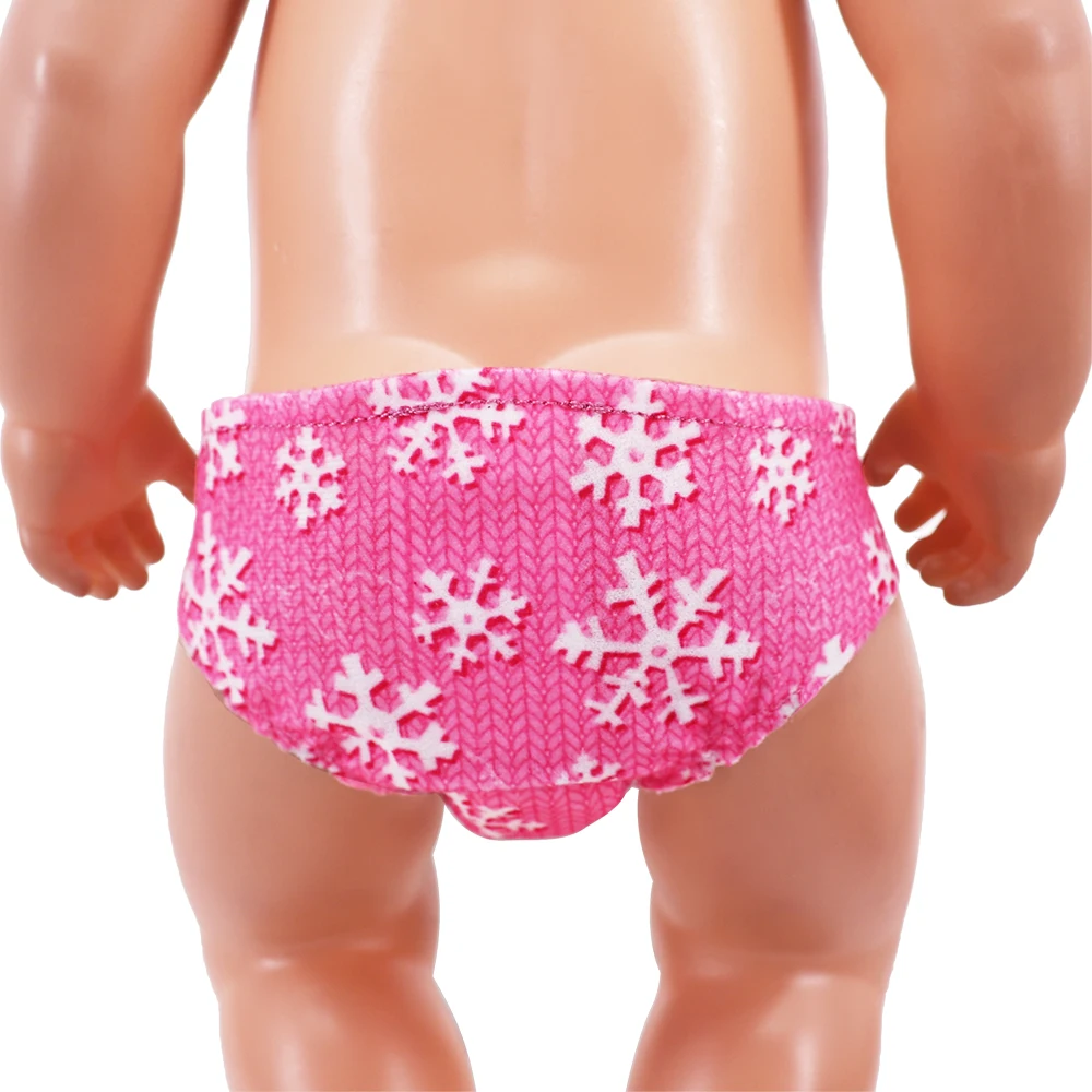 Color: Navy Blue - Reborn Doll Panties,Cute Pattern Underwear Panties Accessories Fits 43Cm Newborn Baby Doll,18 Inch American Girl Doll,Girl Gifts