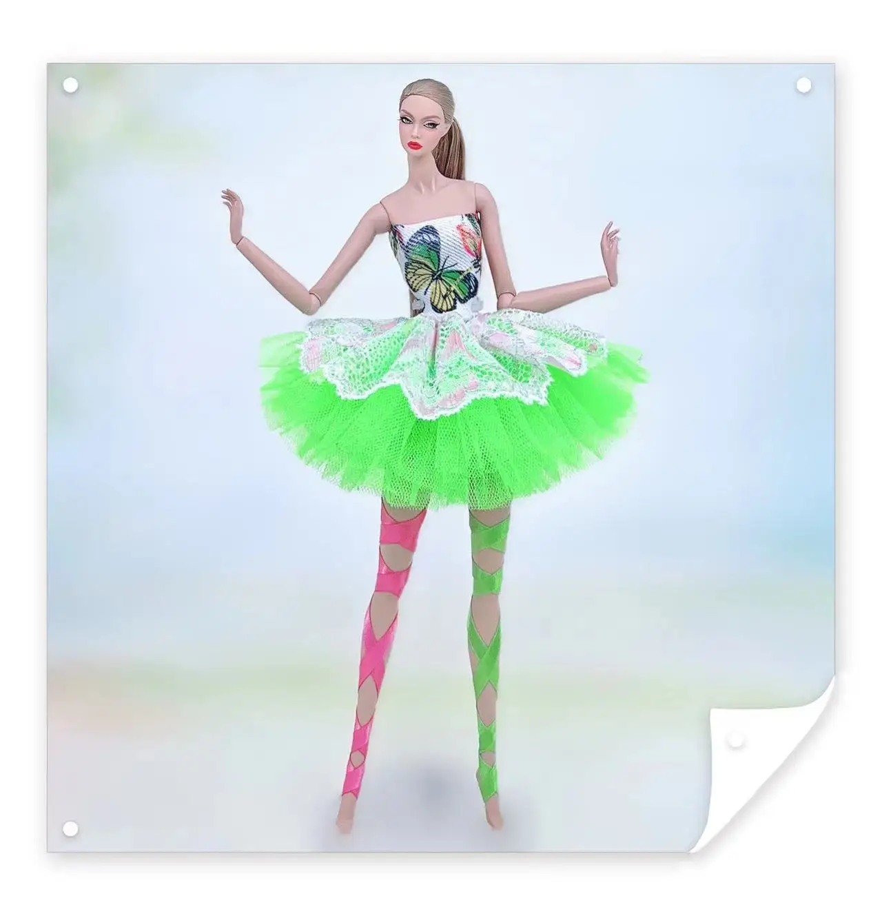 Color: VIOLET - for clothes for barbie ballerina