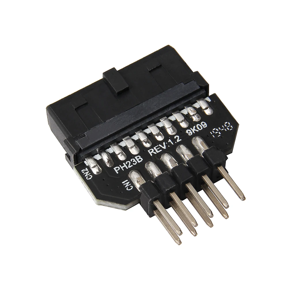 Color: Red, Cable length: Other - Motherboard USB2.0 9Pin to USB3.0 19pin Front Panel Connector Converter USB 3.0 19/20pin to USB 2.0 9pin Header Female Adapter