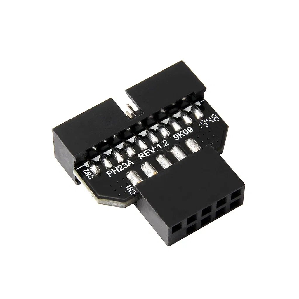Color: Red, Cable length: Other - Motherboard USB2.0 9Pin to USB3.0 19pin Front Panel Connector Converter USB 3.0 19/20pin to USB 2.0 9pin Header Female Adapter