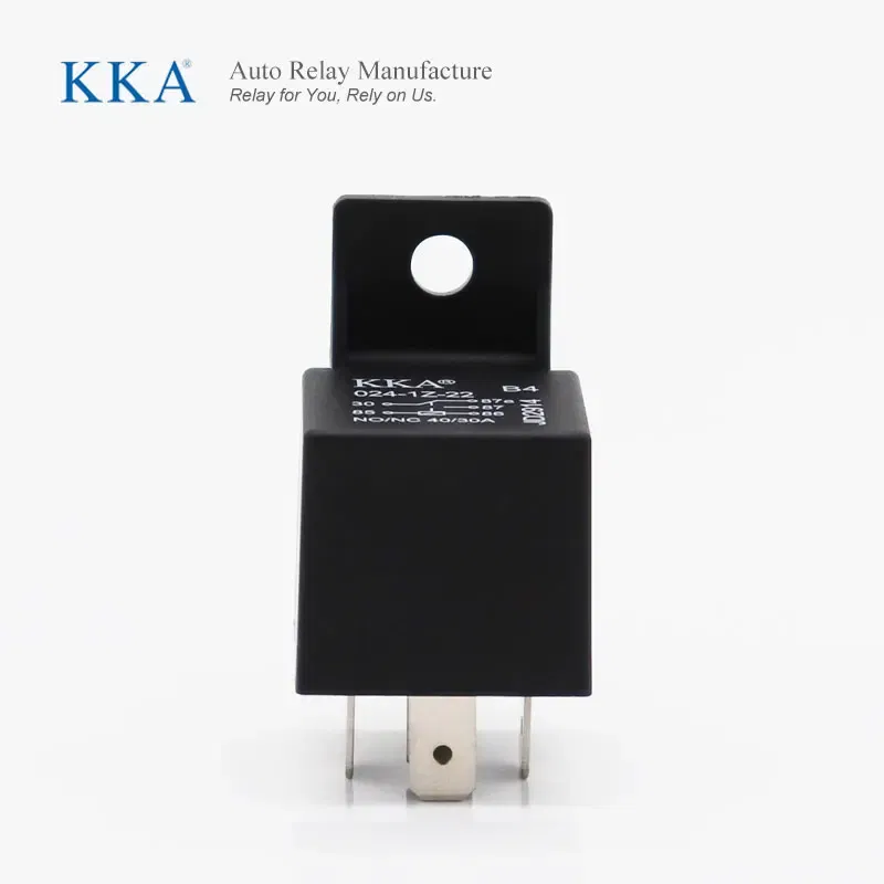 Color: WHITE - [25pcs/Box] DC 12V-24v 4 Pin Automotive Car Auto Relay High-quality auto Relay with PA66 bracket