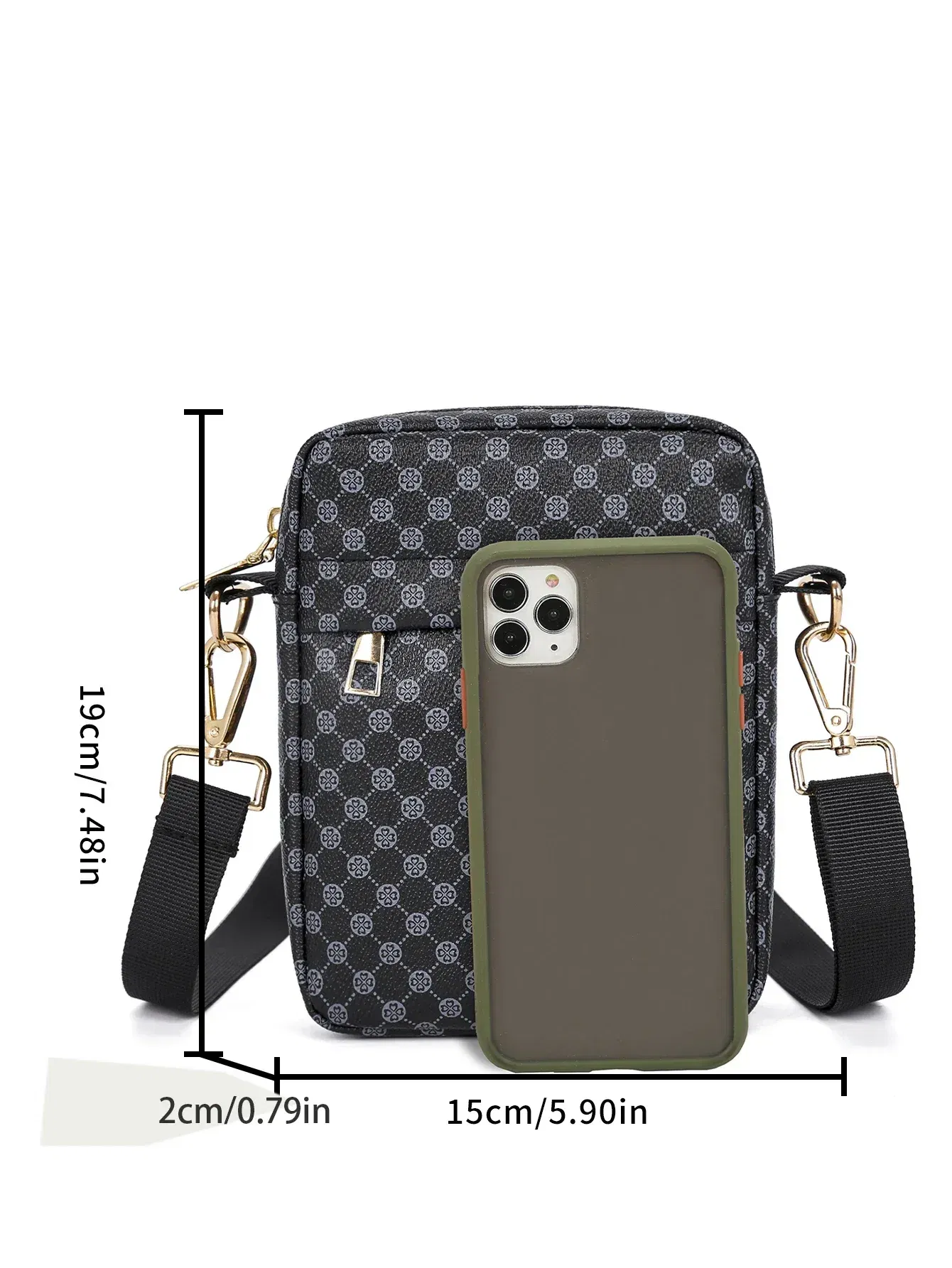 Color: black - VC Men's Classics Mini Shoulder Bag Coin Purses Lightweight PU Leather Shoulder Bags for Men Small Men Crossbody Bag