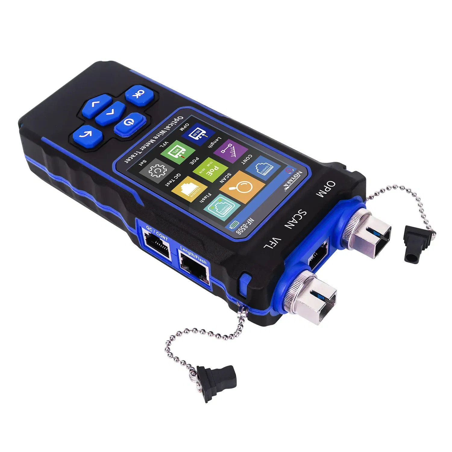 Color: Green, Ships From: CHINA - NOYAFA NF-8508 Network Cable Tester LCD Digital Rechargeable Network Line Finder Wire Tracker PoE Checker Optical Wire Meter