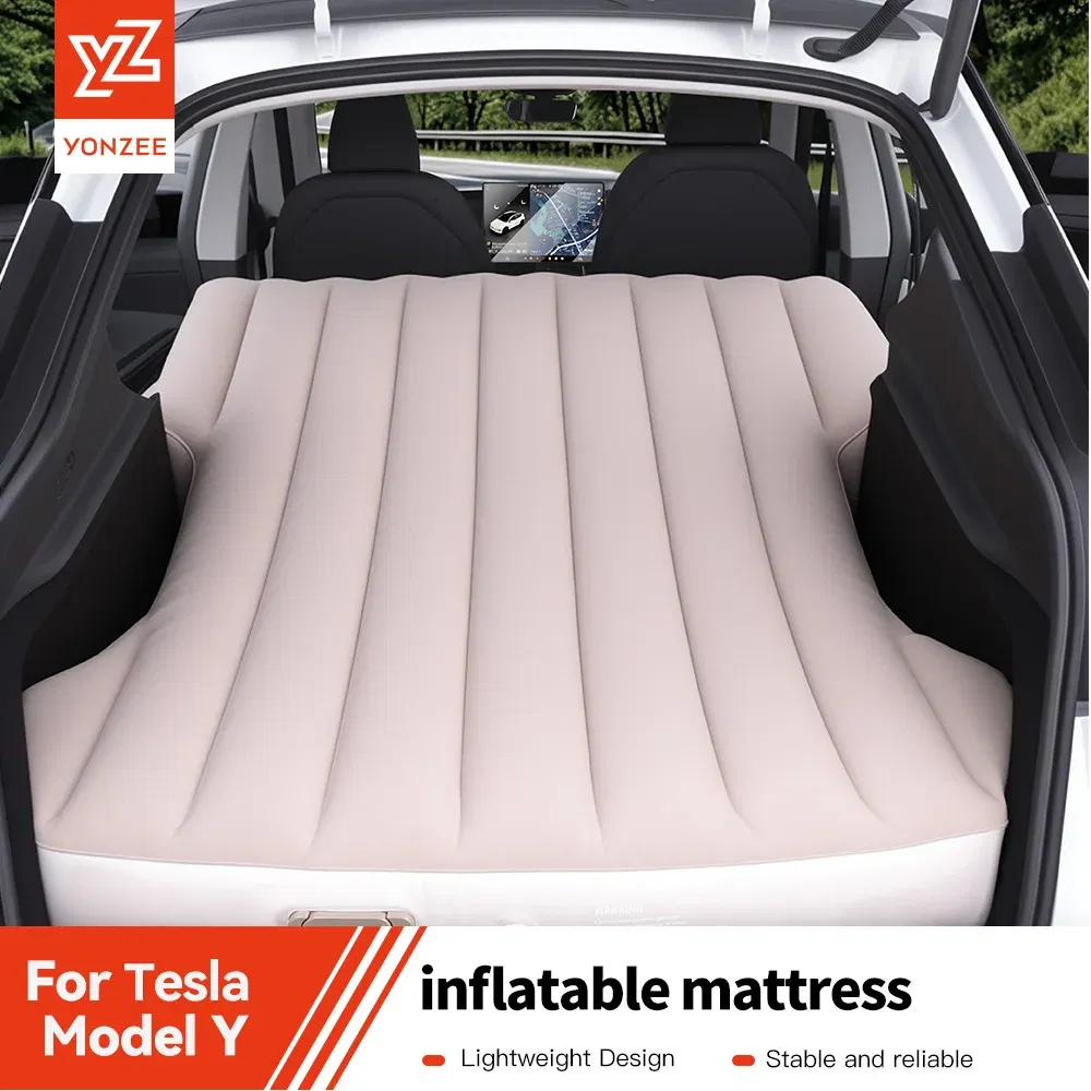 YZ For Tesla Model Y Juniper 2021-2025 Mattress Automobile Self-Inflating Mattress Travel Mattress Inflatable Camping Mattress